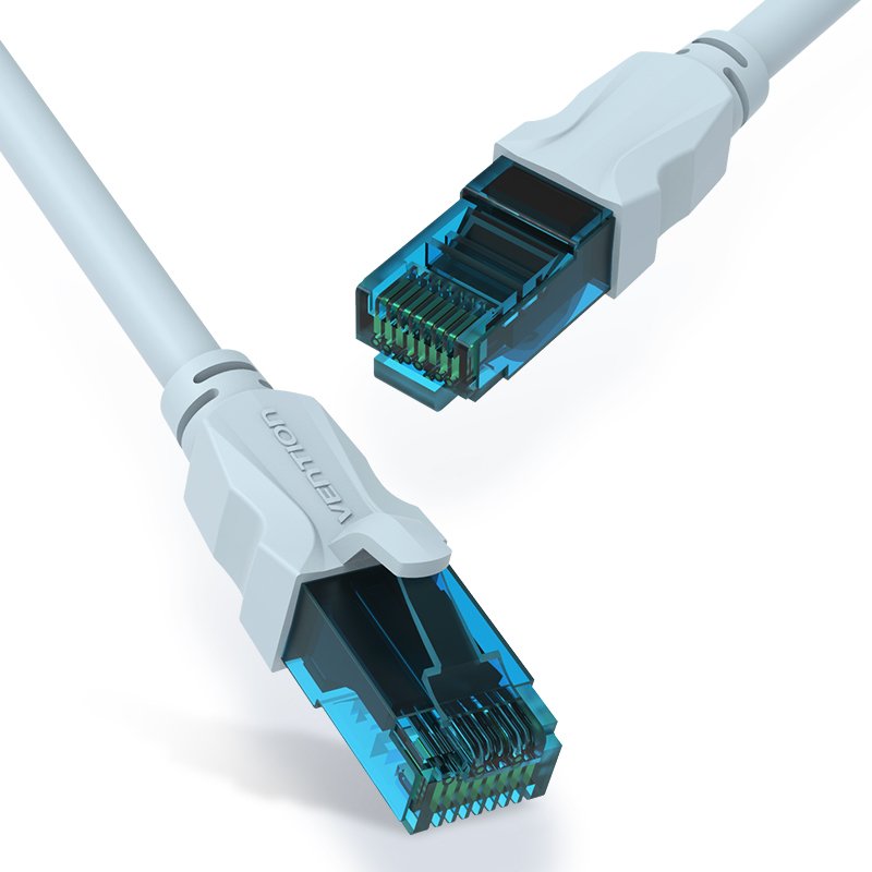Cable De Red Rj45 Utp Vention Vap-A10-S500 Cat.5e 5m Azul Y Negro