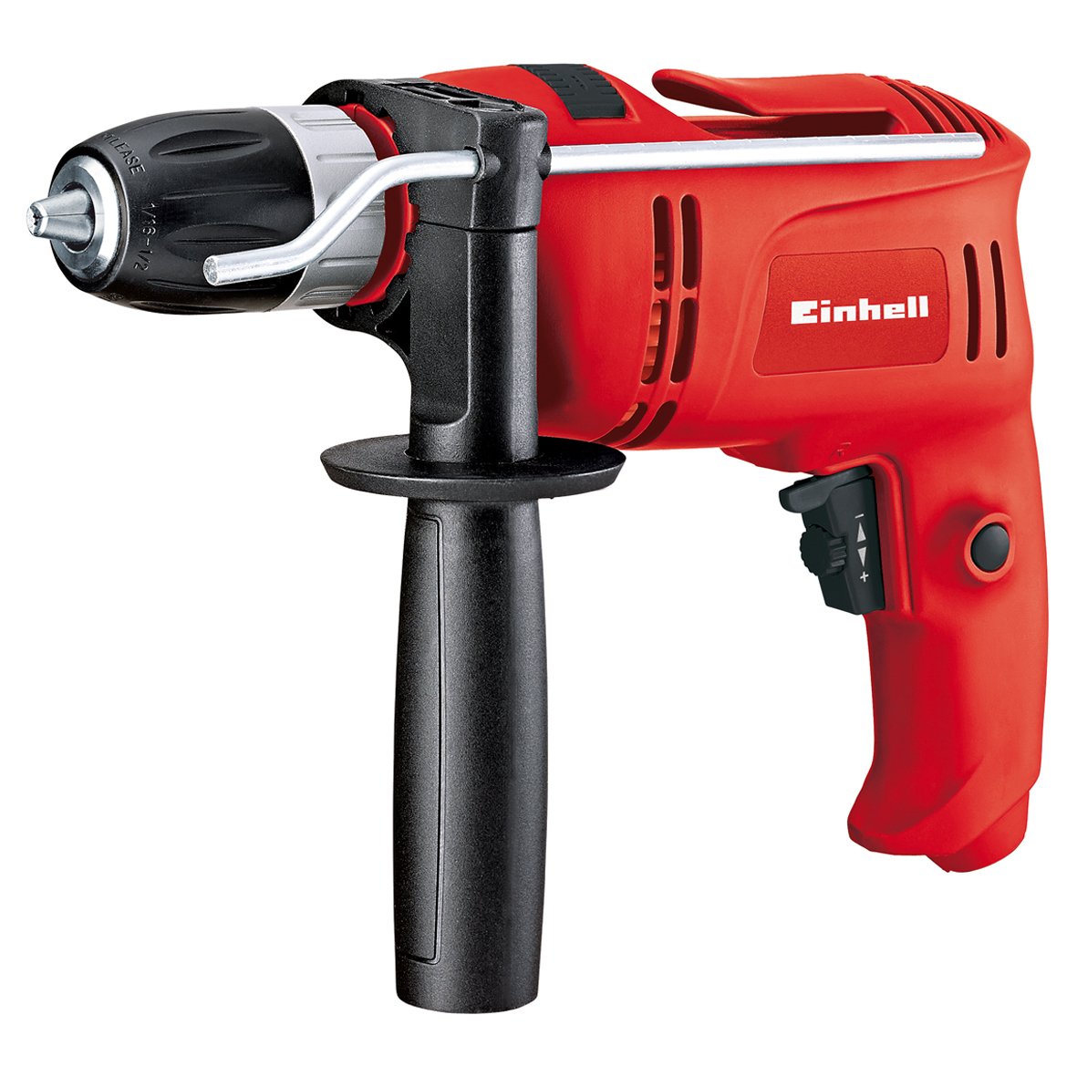Taladro Percutor Einhell Tc-Id 650 E (Rojo/Negro, 650 Vatios) 4258682