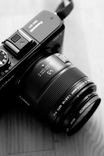 Objetivo Panasonic H-Es045 Slr Negro