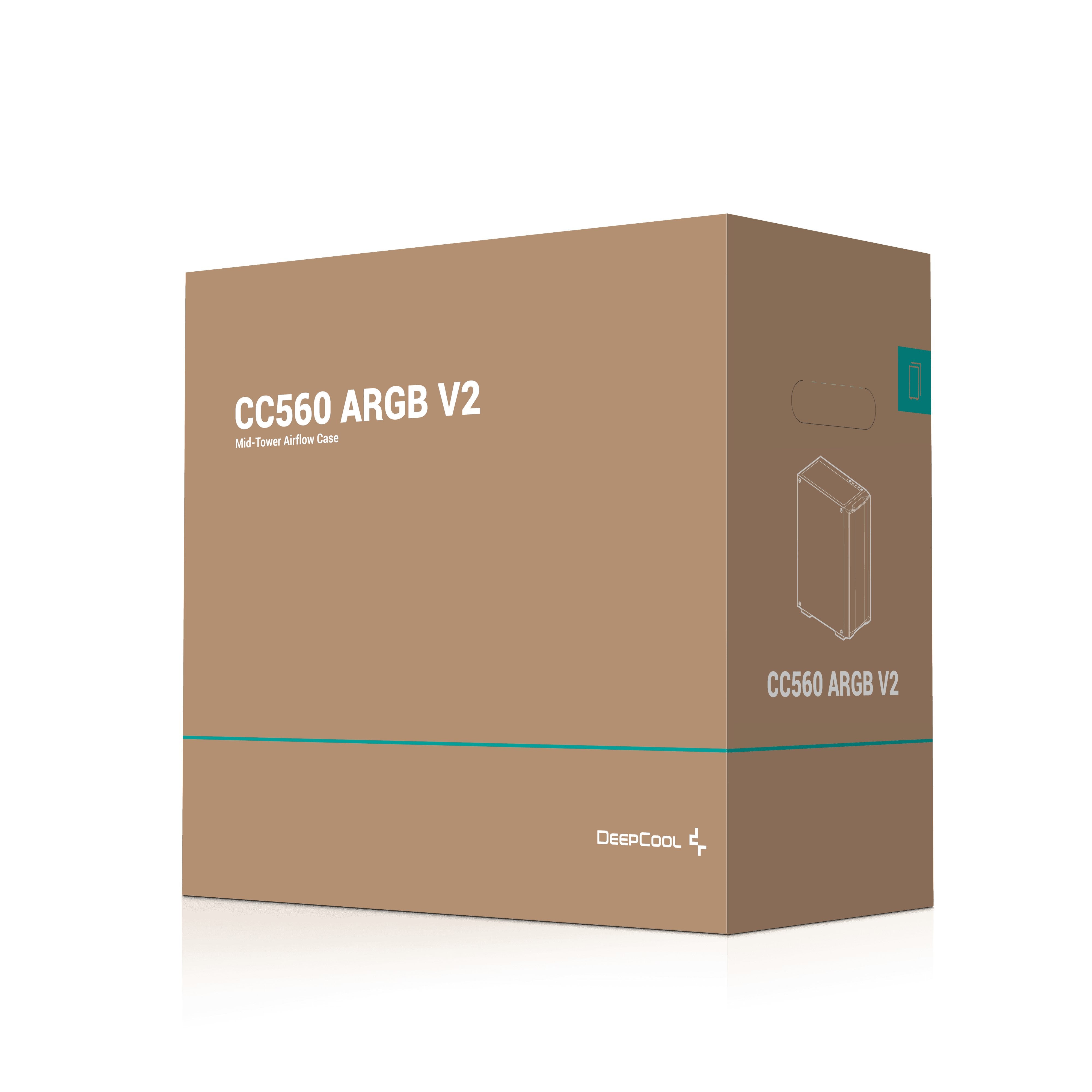 EAN 6933412774570 - DeepCool CC560 ARGB V2 Midi Tower Negro imagen 13