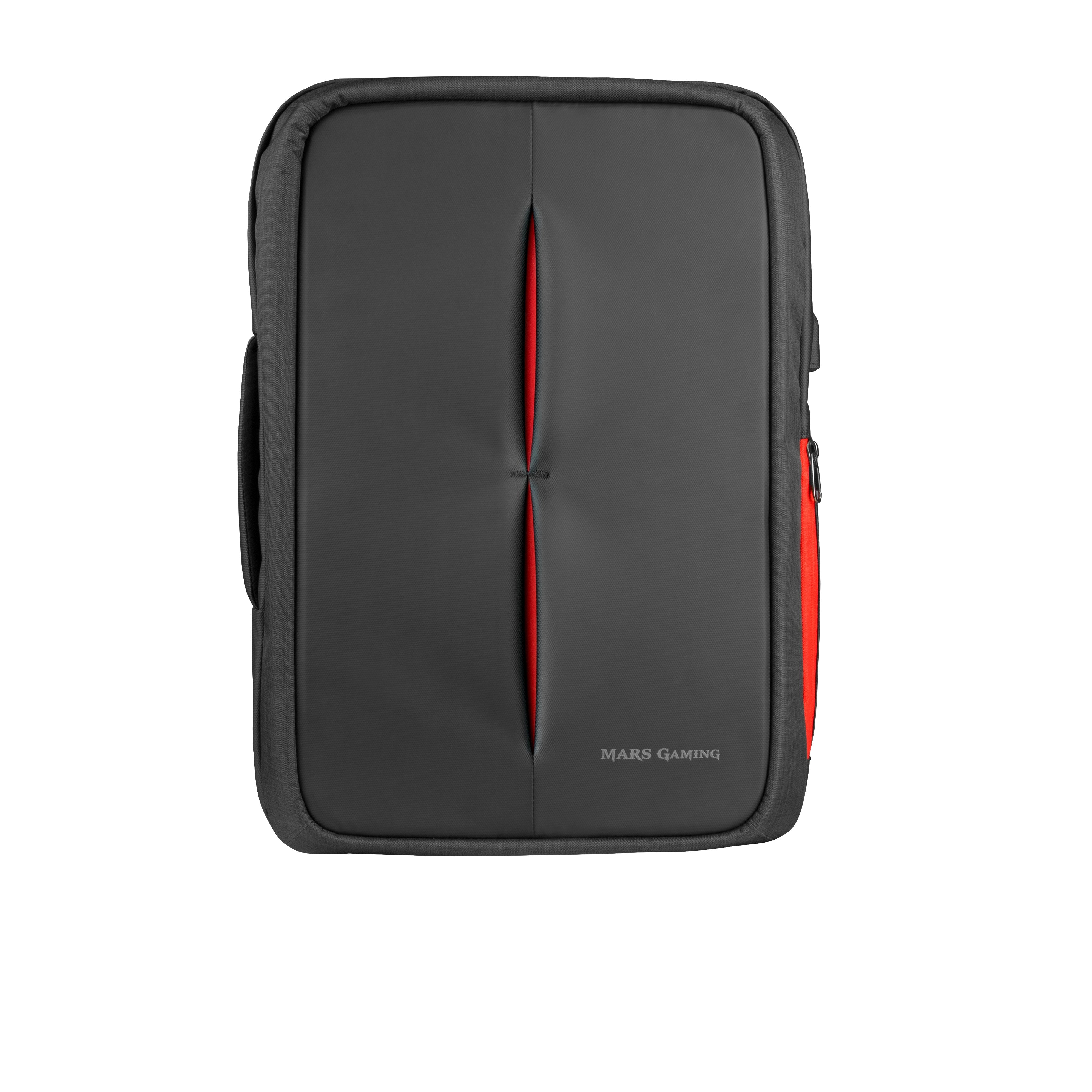Mochila Mars Gaming Mb2 Para Portátil Hasta 17' Puerto Usb Antirrobo Impermeable