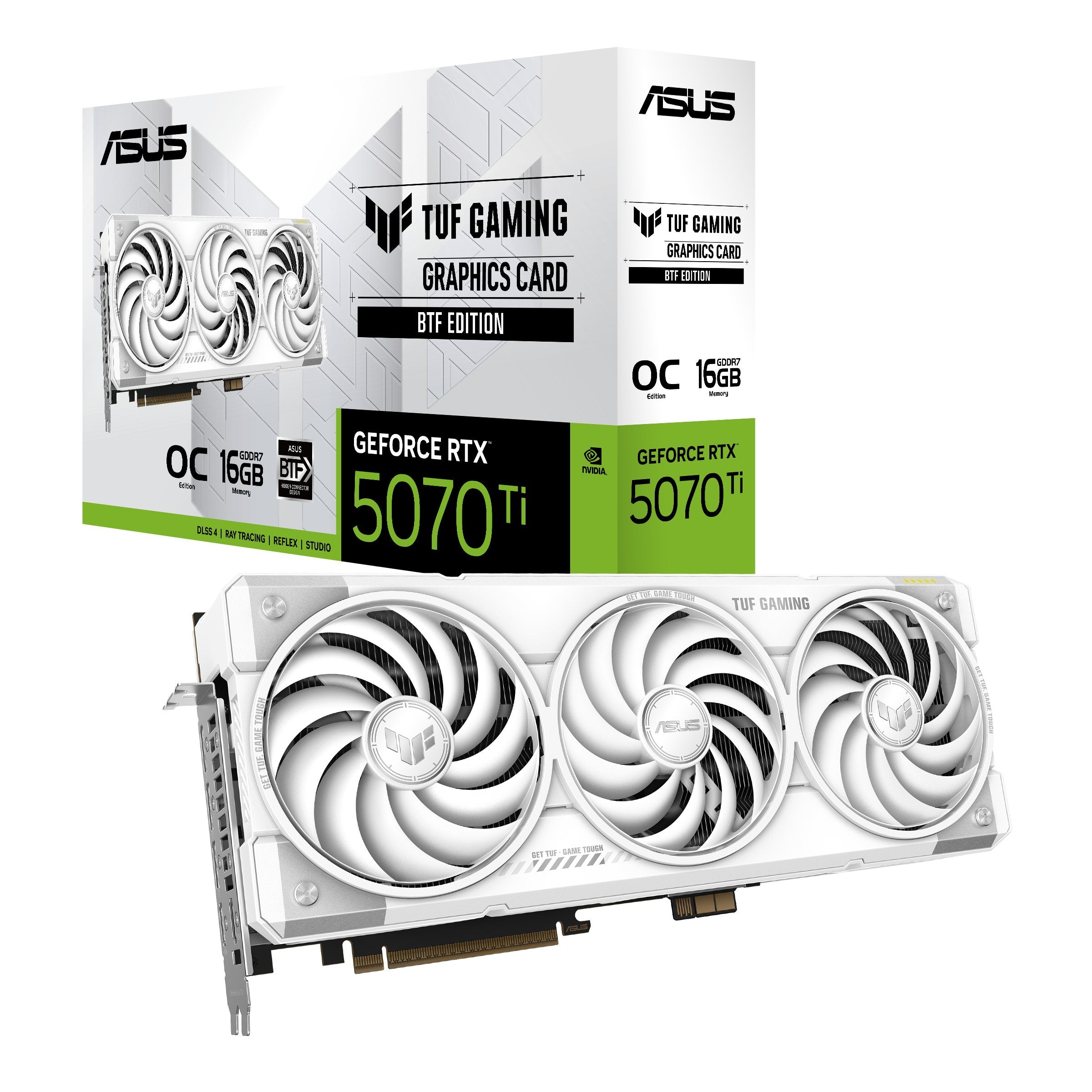 EAN 4711636126151 - ASUS TUF Gaming TUF-RTX5070TI-O16G-BTF-WHITE NVIDIA GeForce RTX 5070 Ti 16 GB GDDR7 imagen 11