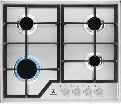 EAN 7332543609338 - Electrolux EGS6426SX Acero inoxidable Integrado Encimera de gas 4 zona(s) imagen 1