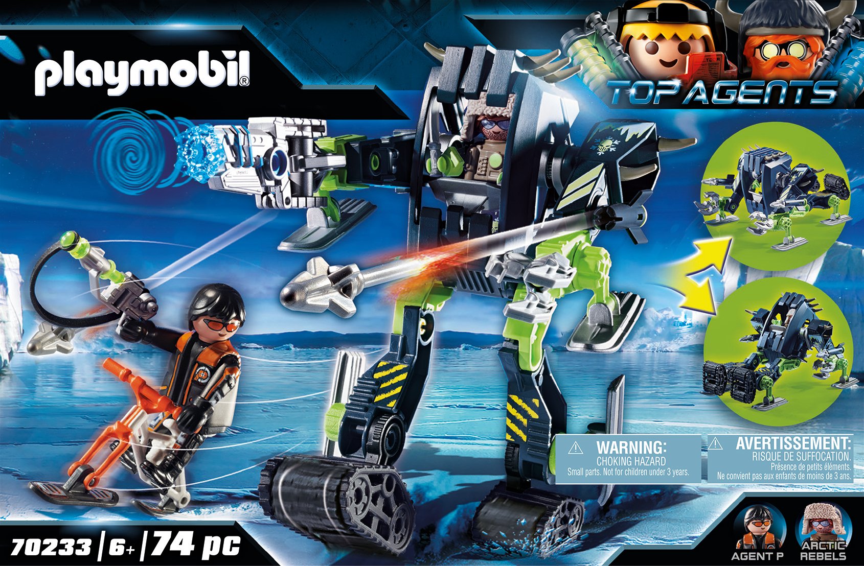 Playmobil 70233 Arctic Rebels Eisroboter