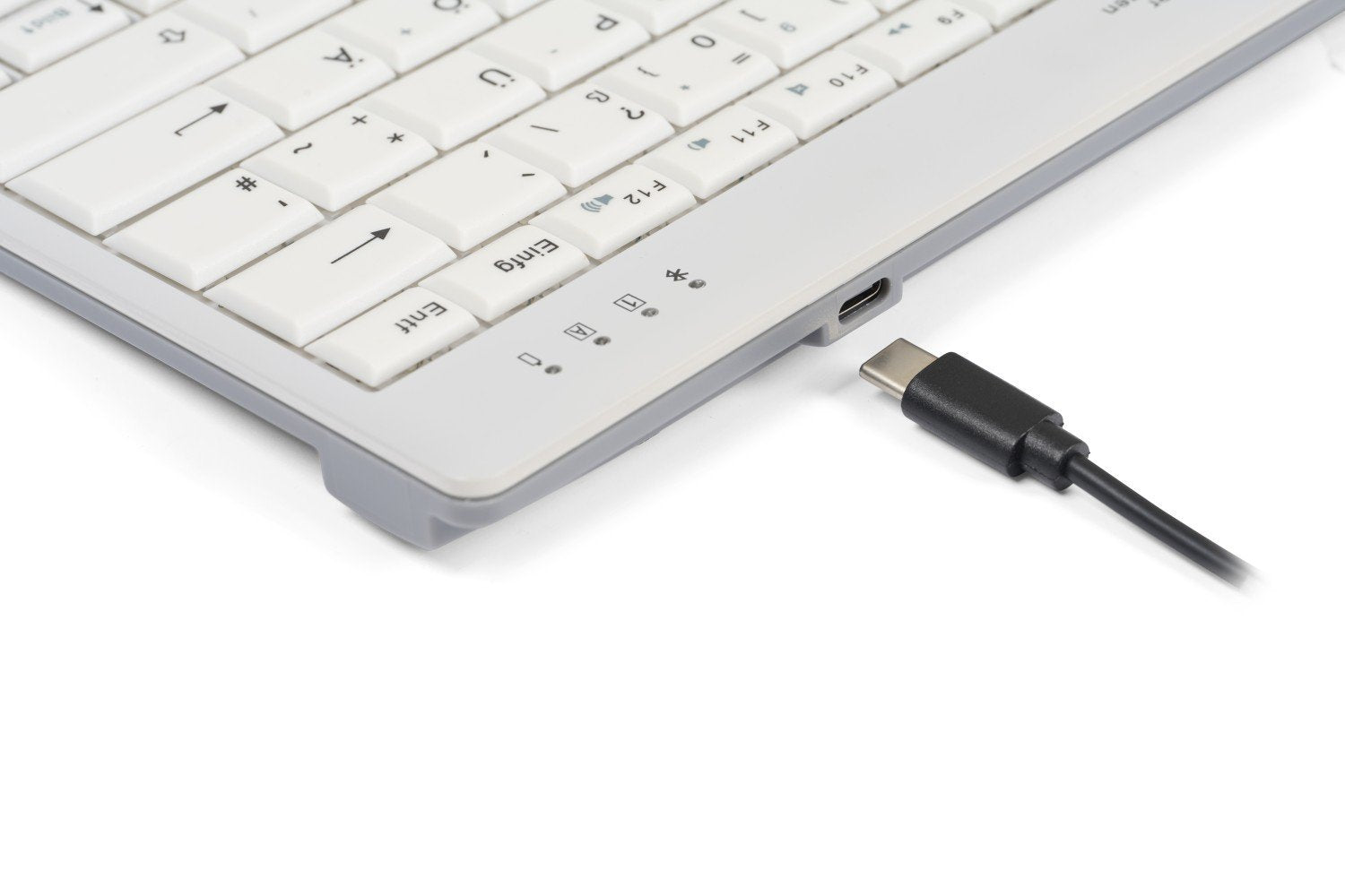 EAN 8719274677444 - BakkerElkhuizen UltraBoard 950 V2 teclado Hogar USB + Bluetooth QWERTZ Alemán Gris Oscuro, Gris claro imagen 7