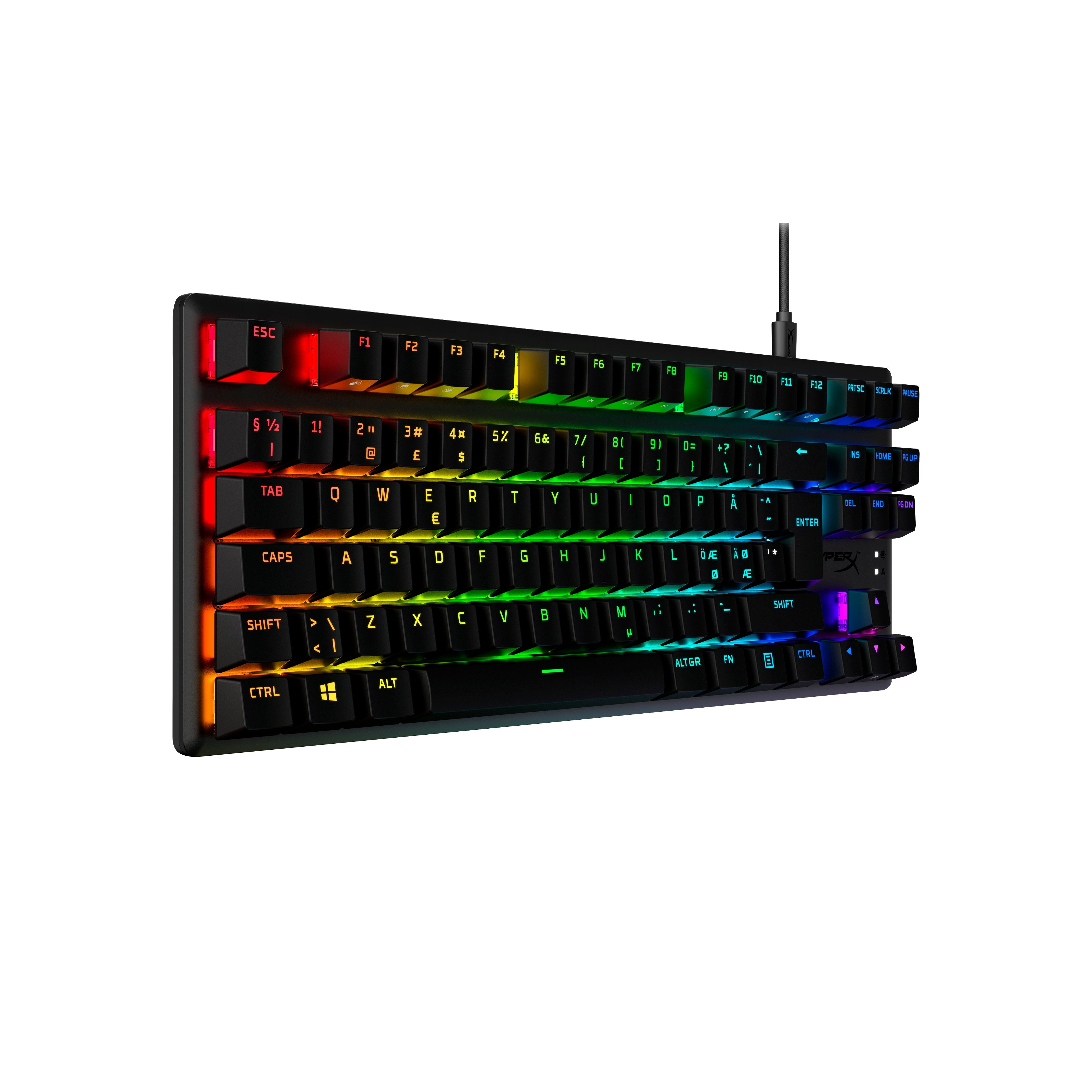 EAN 0196337969780 - HyperX Alloy Origins Core PBT HX Red Gaming Keyboard teclado Juego USB Negro imagen 2