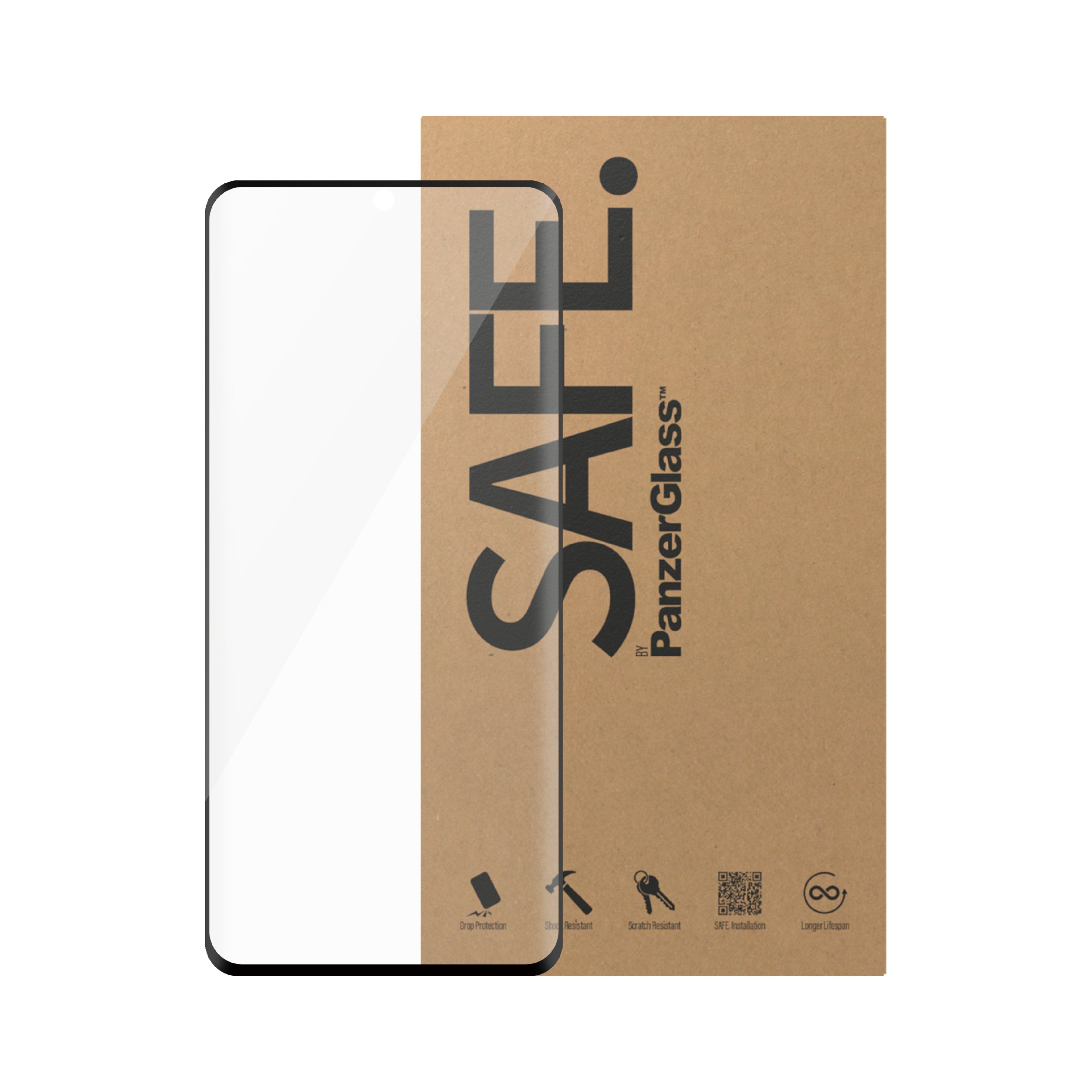 EAN 5711724350153 - PanzerGlass SAFE. by ® Screen Protector w. Black Frame Samsung Galaxy S20 5G | Ultra-Wide Fit | BULK Prot imagen 3