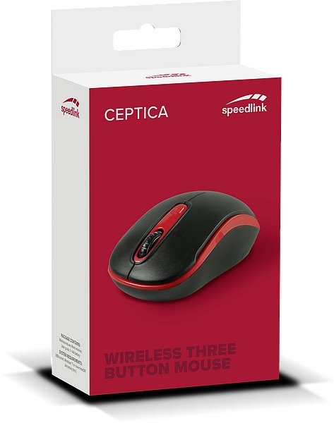 Ratón Speedlink Ceptica Oficina Ambidextro Rf Inalámbrico Óptico 1600 Dpi
