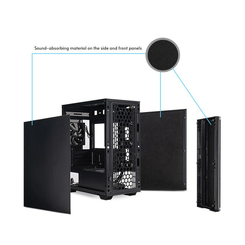 EAN 0753263078674 - Chieftec AZ-01B-OP carcasa de ordenador Mini Tower Negro imagen 12