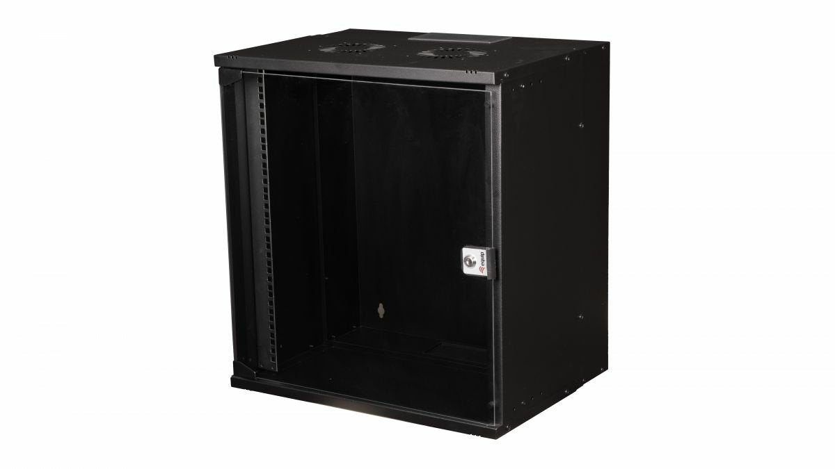 Equip 19" Armario Mural Puerta De Cristal Eco 540x400mm 12u Negro