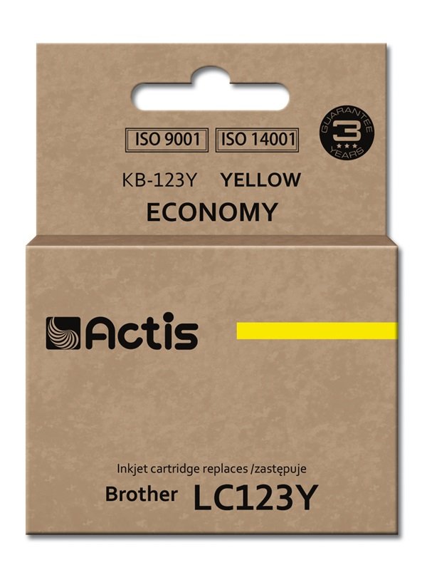 EAN 5901443020615 - Actis KB-123Y cartucho de tinta 1 pieza(s) Compatible Rendimiento estándar imagen 1