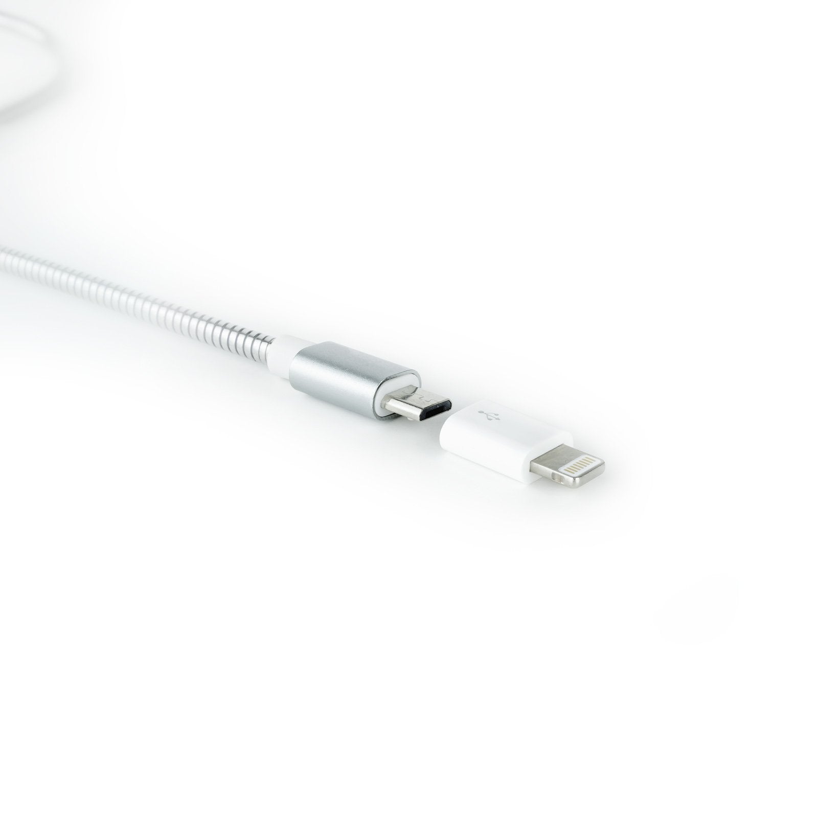 Nanocable Adaptador Lightning A Micro Usb - Lightning/M-Micro B/H - Blanco