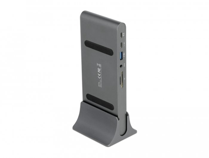 EAN 4043619877720 - DeLOCK 87772 base para portátil y replicador de puertos Alámbrico Thunderbolt 3 Gris imagen 1