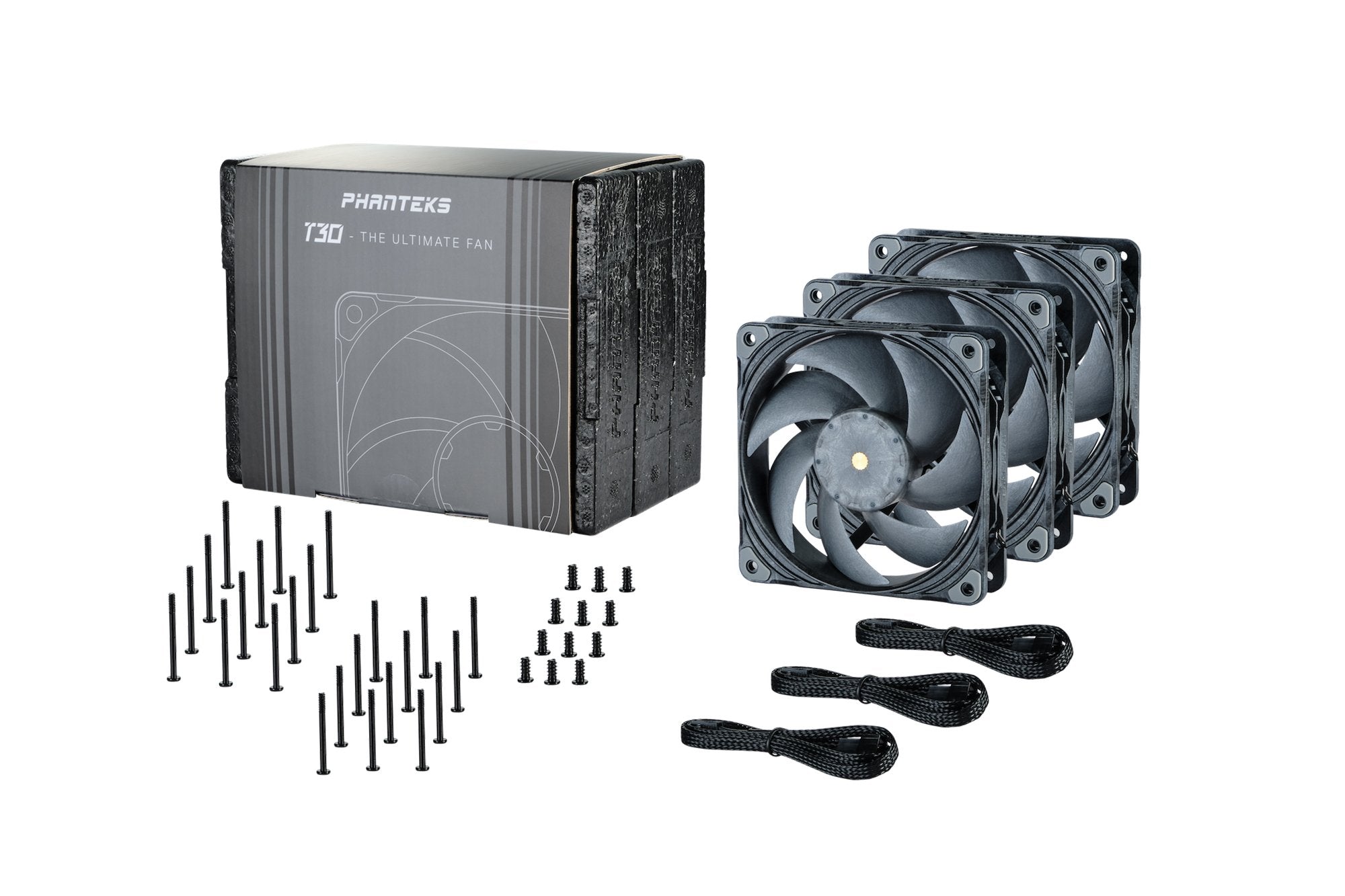 Phanteks Ph-F120t30 120 Mm Ventilador 12 Cm Gris 3 Pieza(S)