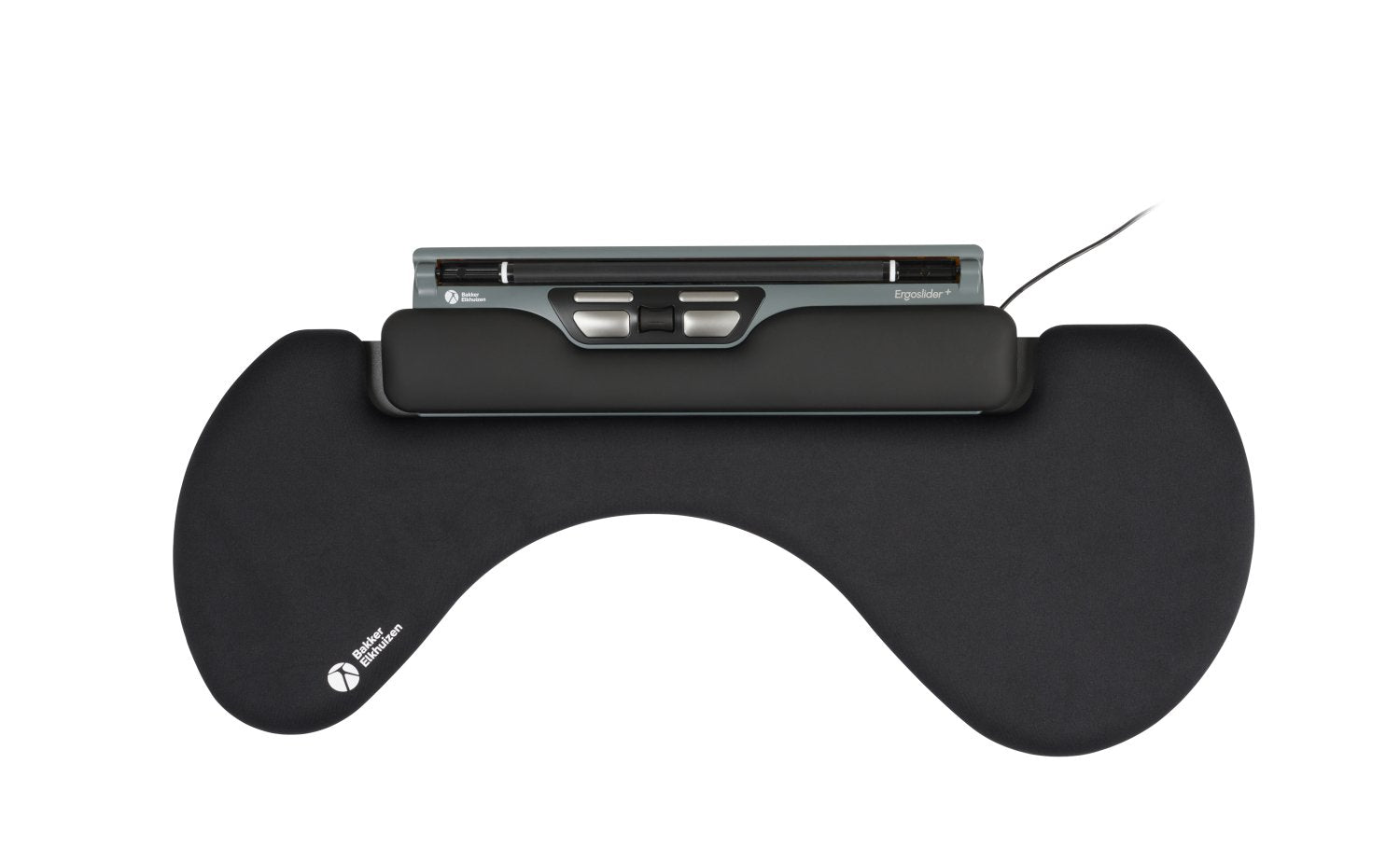EAN 8719274677734 - BakkerElkhuizen ErgoSlider Plus descansa muñecas Aglomerado, Plástico, Poliuretano (PU), Acero Negro, Gri imagen 2