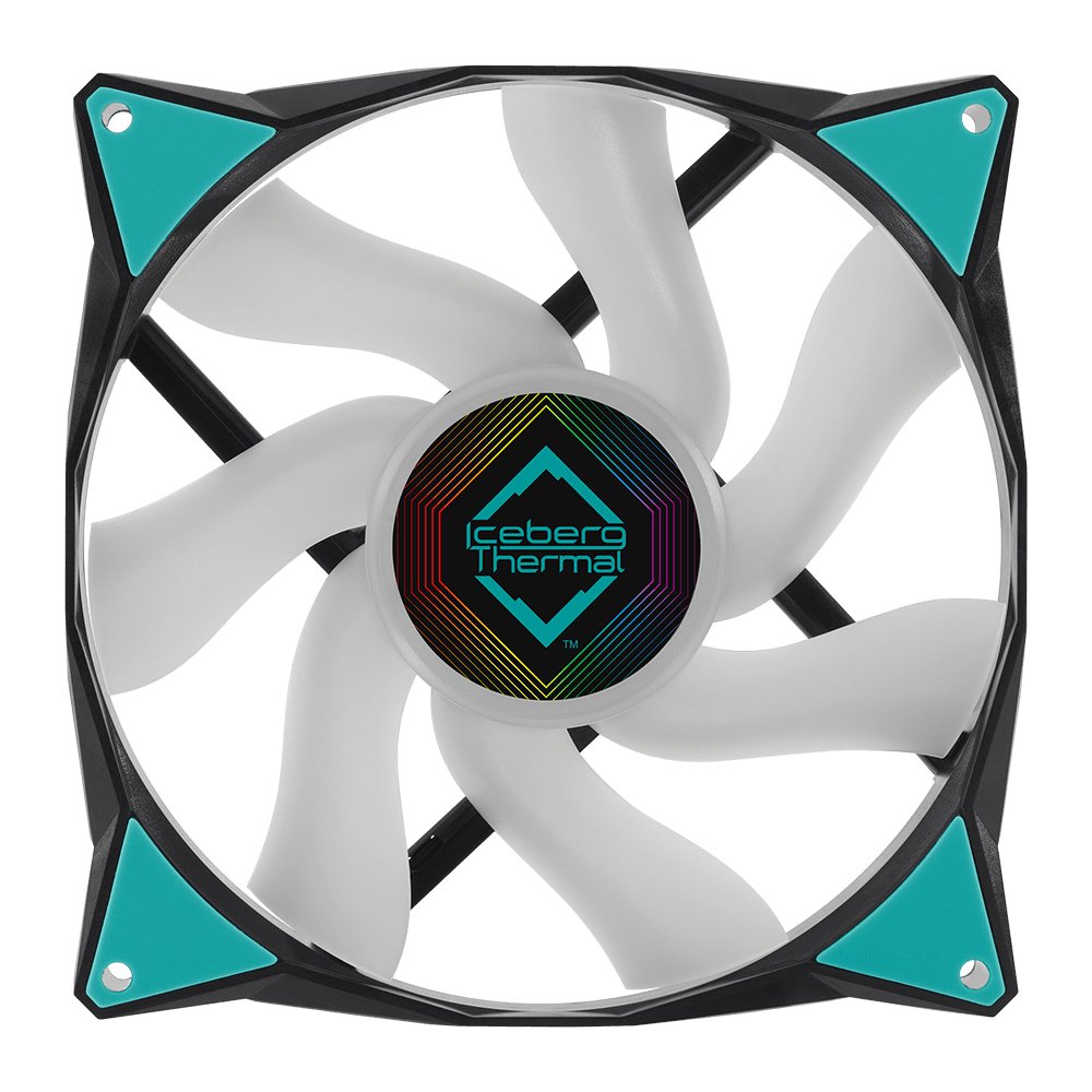 EAN 1230000071215 - Iceberg Thermal IceGALE ARGB Carcasa del ordenador Ventilador 14 cm Negro 1 pieza(s) imagen 1