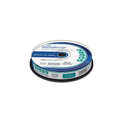 Mediarange Mr468 Dvd En Blanco 8,5 Gb Dvd+R Dl 10 Pieza(S)