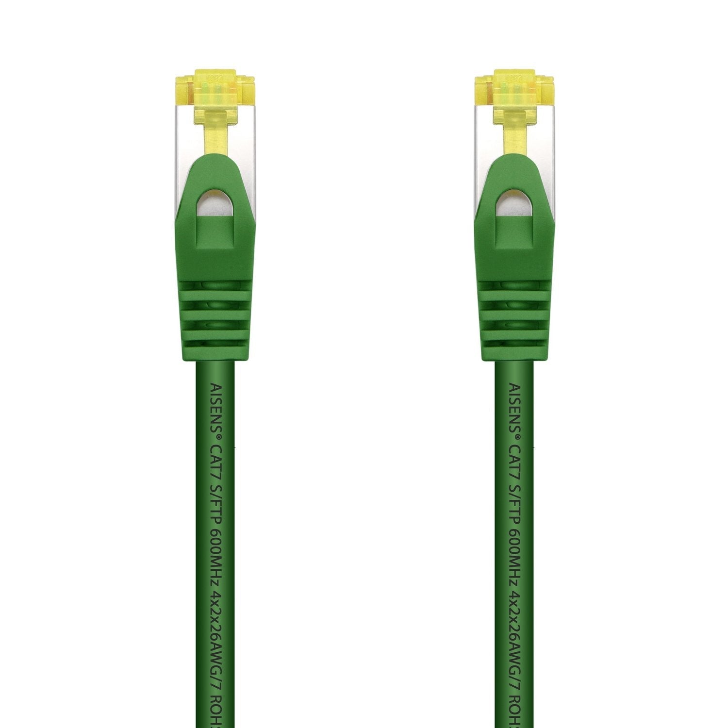 Aisens Cable De Red Rj45 Lszh Cat.7 600 Mhz S/Ftp Pimf Awg26 - 1m - Verde