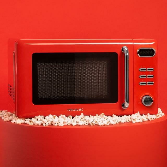 Microondas 20l Con Grill Cecotec Proclean 5110 Retro Red 1715 Rojo