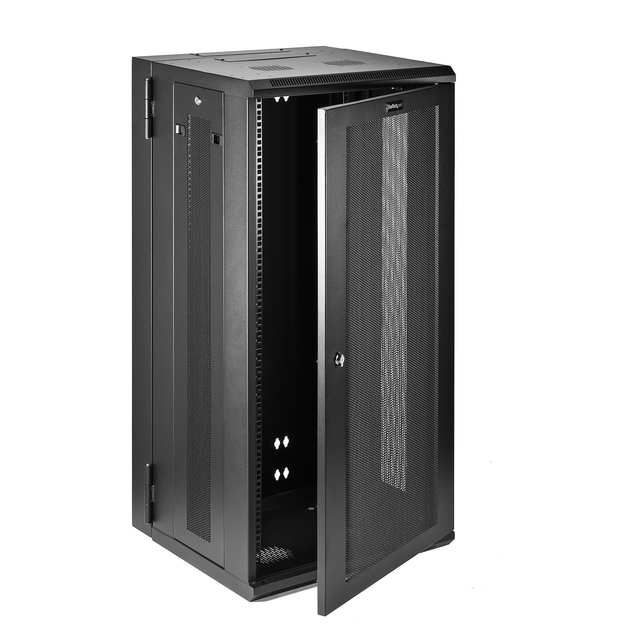 Startech.Com Armario Rack De Servidores Abisagrado De Pared 26u Con 20 Pulgadas De Profundidad