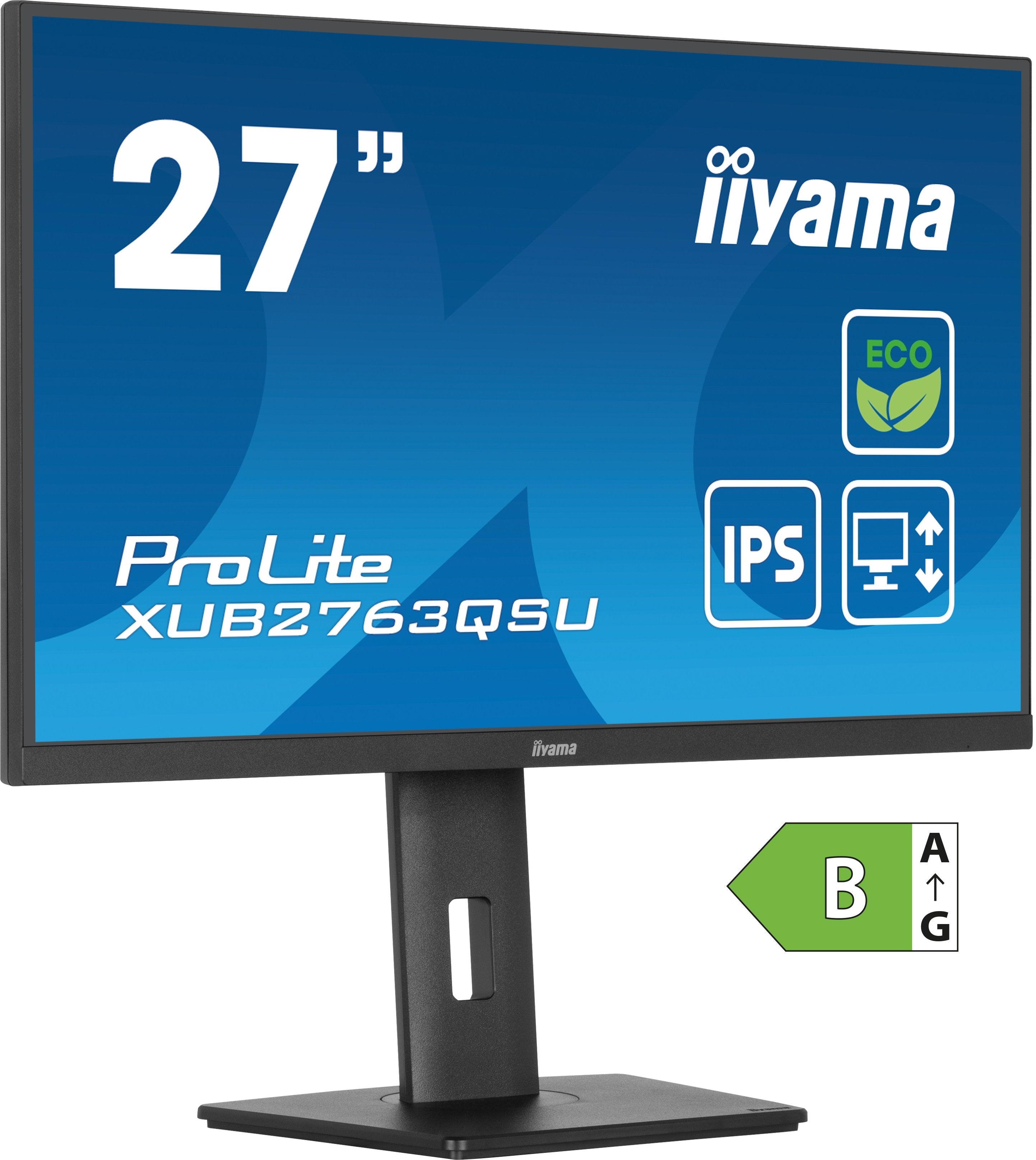 EAN 4948570124282 - iiyama ProLite XUB2763QSU-B1 pantalla para PC 68,6 cm (27") 2560 x 1440 Pixeles Full HD LED Negro imagen 8