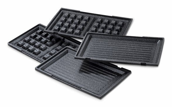 Sandwichera Zsm7900 3 En 1 900 Watt Negro-Plata