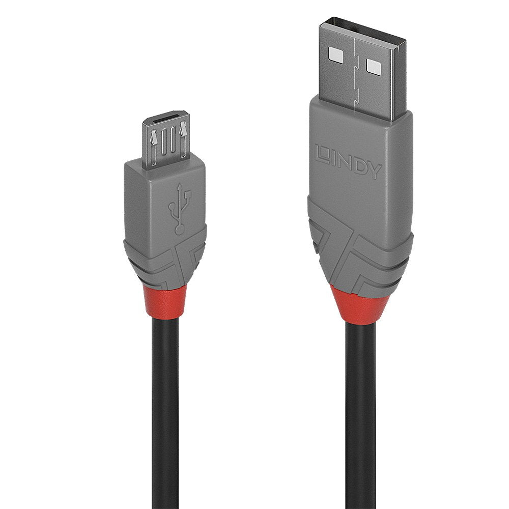 EAN 4002888367318 - Lindy 36731 cable USB USB 2.0 0,5 m USB A Micro-USB B Negro, Gris imagen 1
