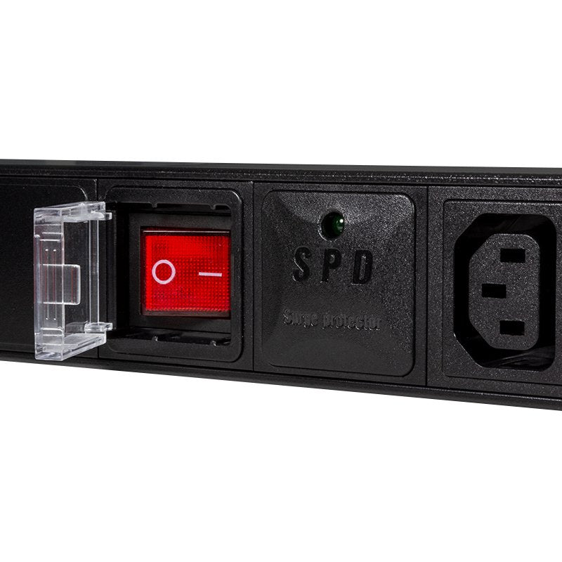 Logilink Pdu8a02 Unidad De Distribución De Energía (Pdu) 1u Negro 8 Salidas Ac