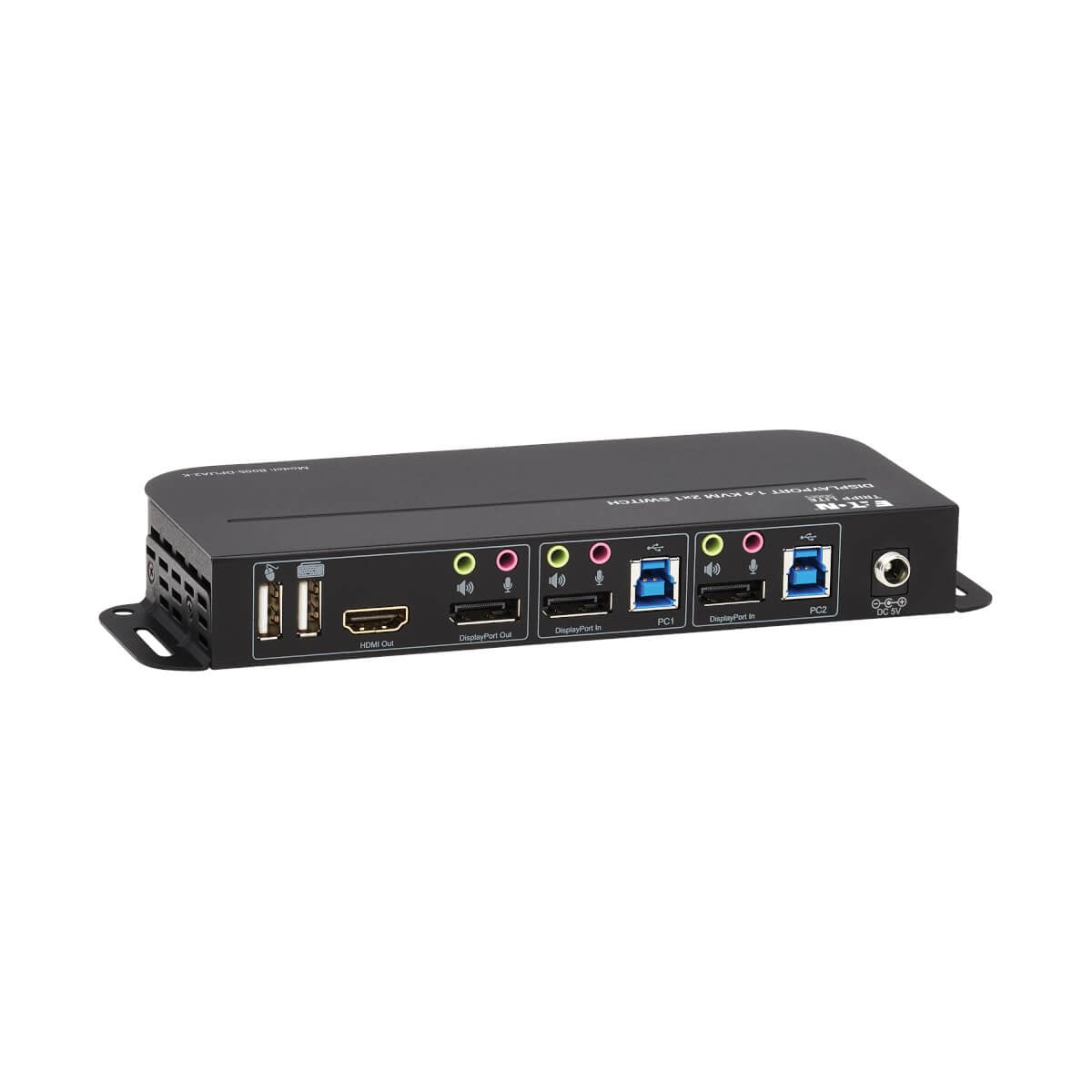 Eaton 2-Port Displayport Usb Kvm Switch - 4k 60 Hz,Hdr,Hdcp