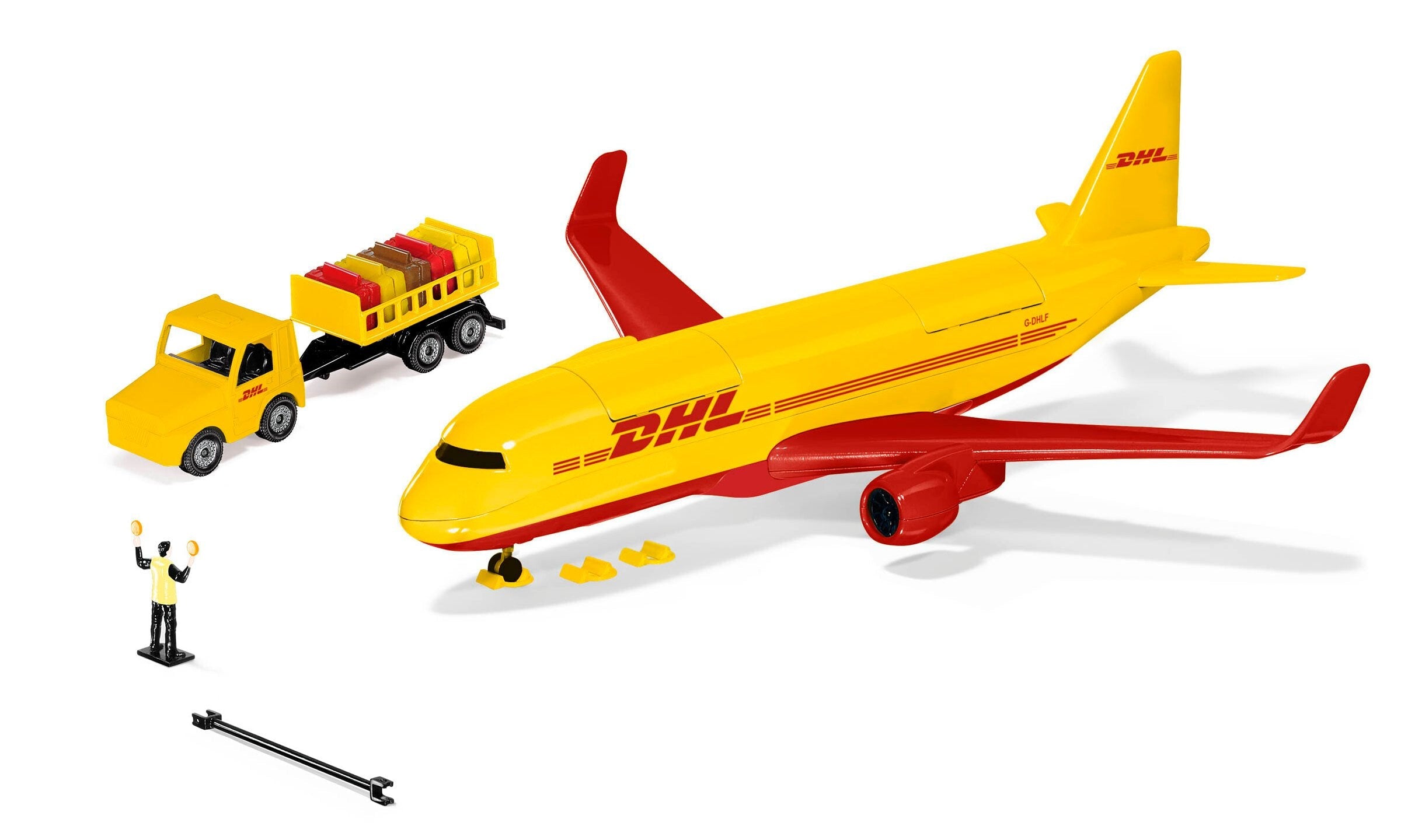 Avión De Carga Siku Dhl Con Accesorios, Vehículo Modelo Azul/Blanco 10170200000