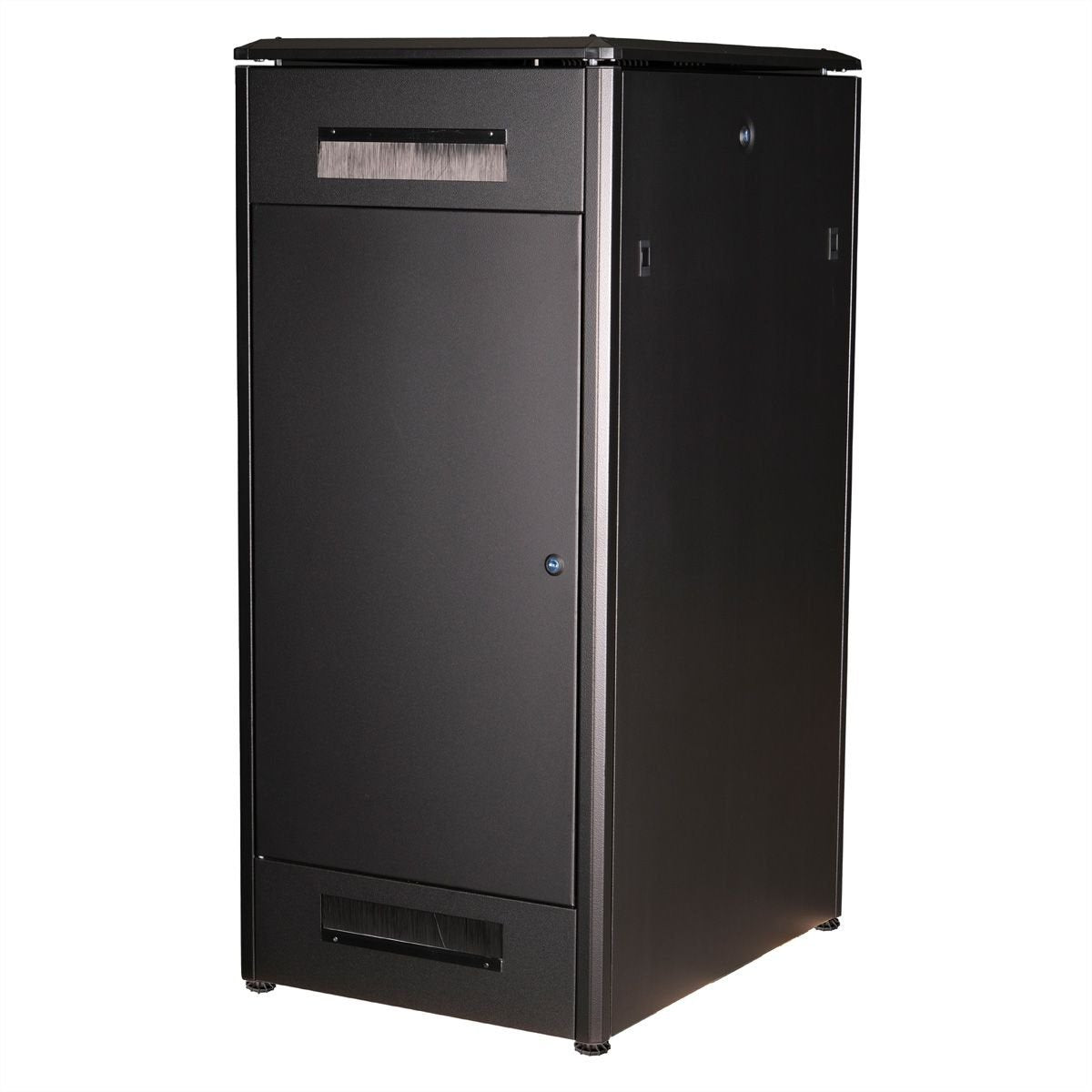 Roline 19-Zoll Netzwerkschrank Pro 26 He, 600x800 Bxt Glastr Schwarz