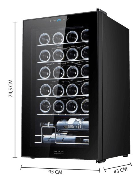 Vinoteca 00124 2450 Black Compressor