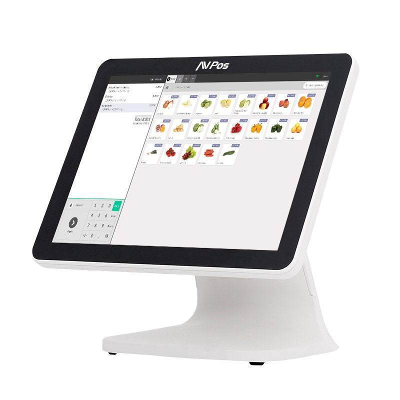 EAN 0741049304833 - AVPos AVP-K5000B-I7-24-W Terminal Punto Venta (TPV) 38,1 cm (15") 1024 x 768 Pixeles Pantalla táctil imagen 2