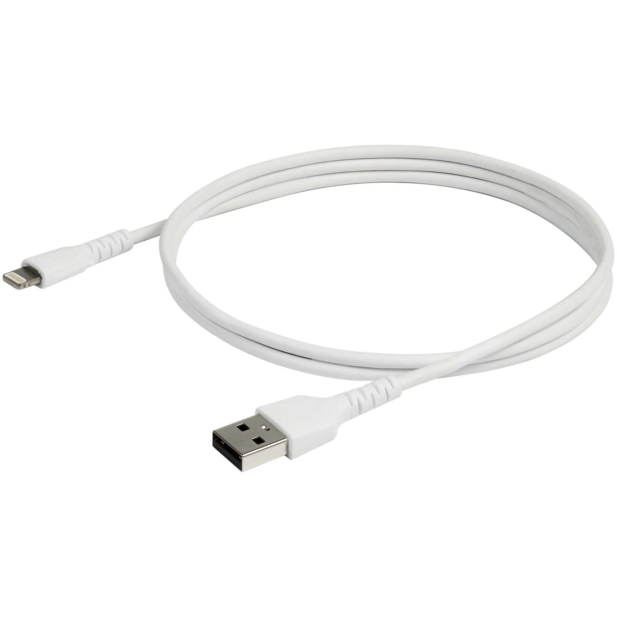 Cable De 1m Usb A Lightning Cabl Certificado Mfi Apple Blanco