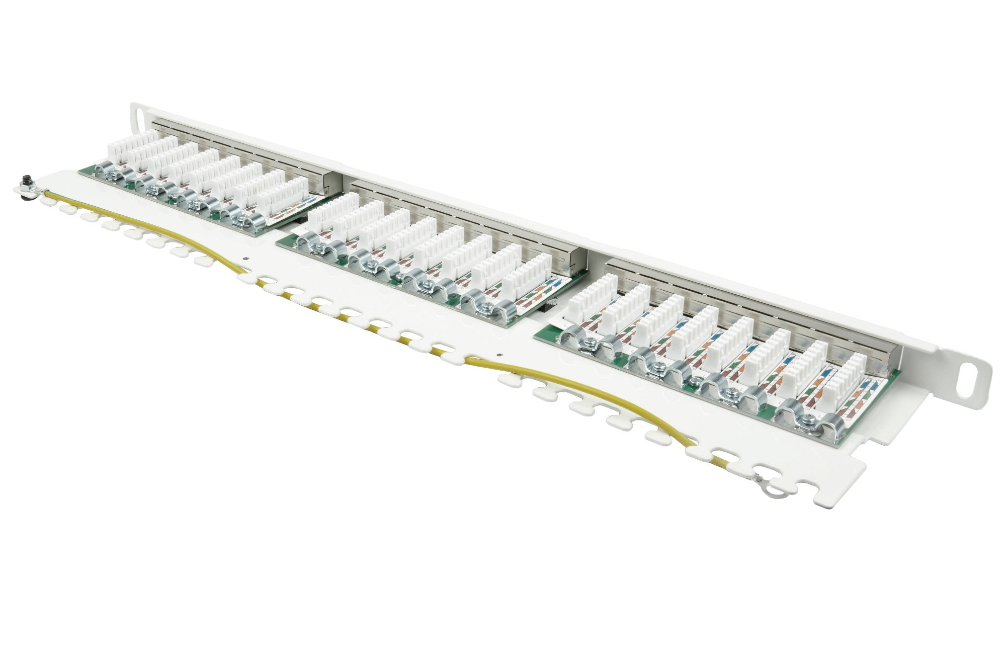 Good Connections Patchpanel 19"Cat. 6 24-P. 0,5he Reinweiss