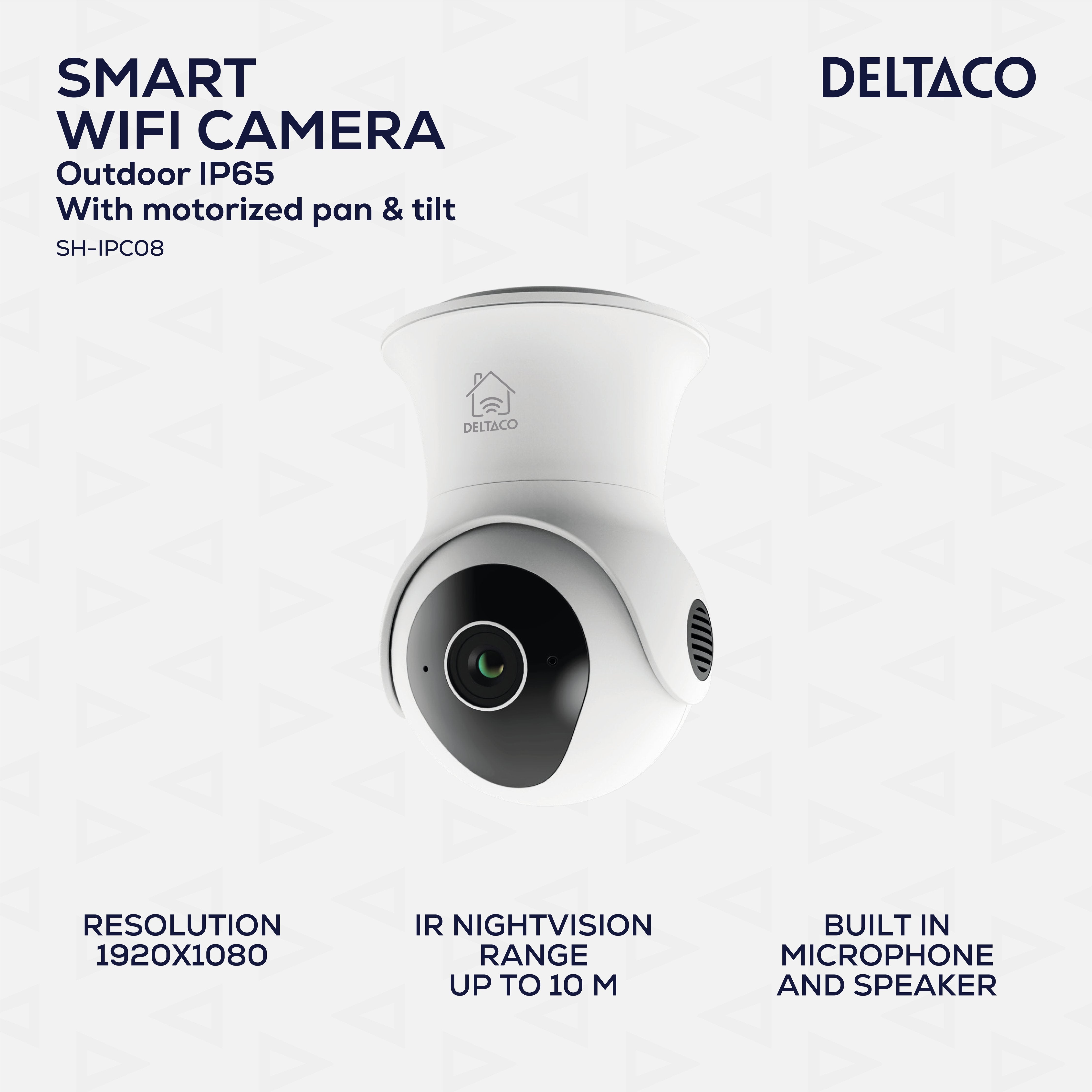 Deltaco Smart Home Kamera Outdoor Ip65 Drehbar