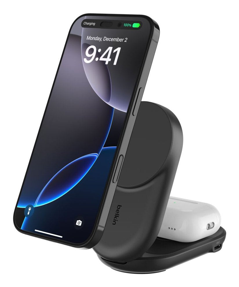 EAN 745883921973 - Belkin Qi2 Fitness tracker, Auriculares, Smartphone, Reloj inteligente Negro USB Cargador inalámbrico Carg imagen 1