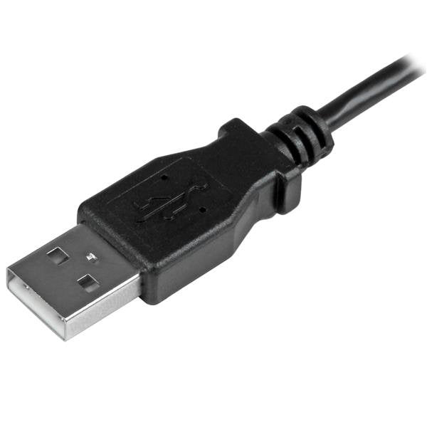 Startech Cable 1m Micro Usb Acodado Izquierdo