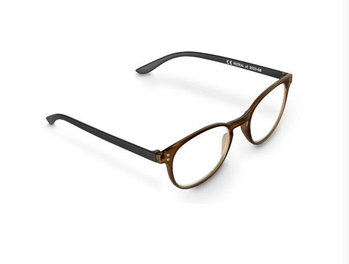 Hama Gafas De Lectura De +3.0 Dioptrias - Montura De Plastico Reciclado - Unisex - Marron