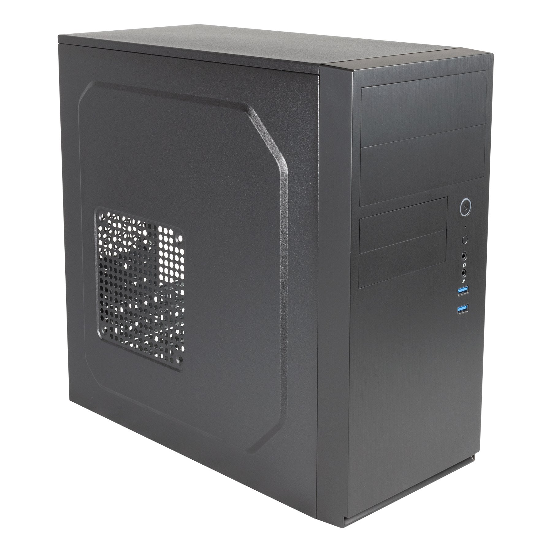 Caja Micro-Atx Semitorre Unyka Aero C11(Sinfuente) 2usb3.0 Negro 52108
