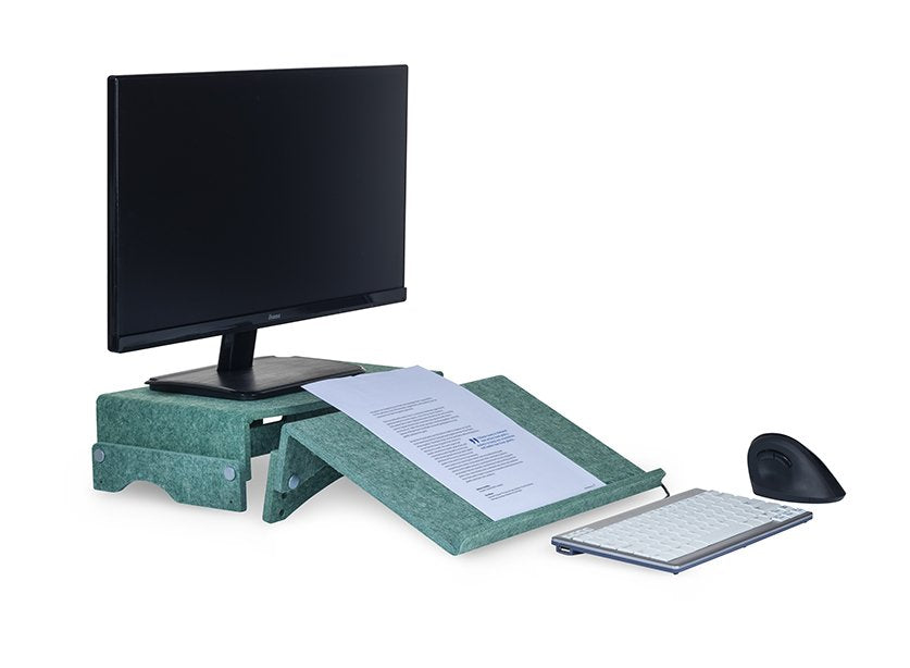 EAN 8719274674092 - BakkerElkhuizen Q-riser 110 Circular 76,2 cm (30") Escritorio Verde imagen 8