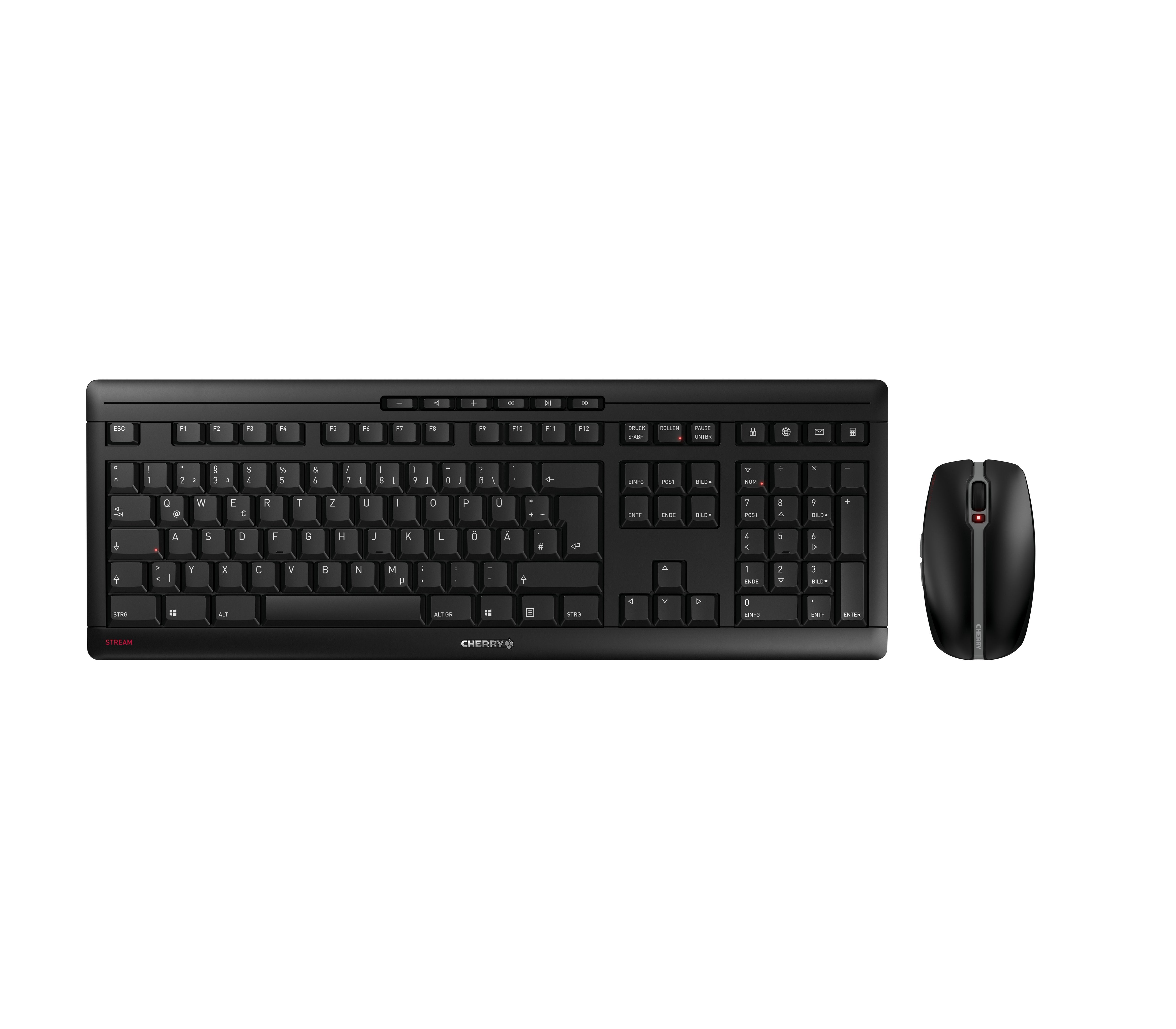 EAN 4025112095665 - CHERRY Stream Desktop Recharge teclado Ratón incluido Universal RF inalámbrico Negro imagen 1