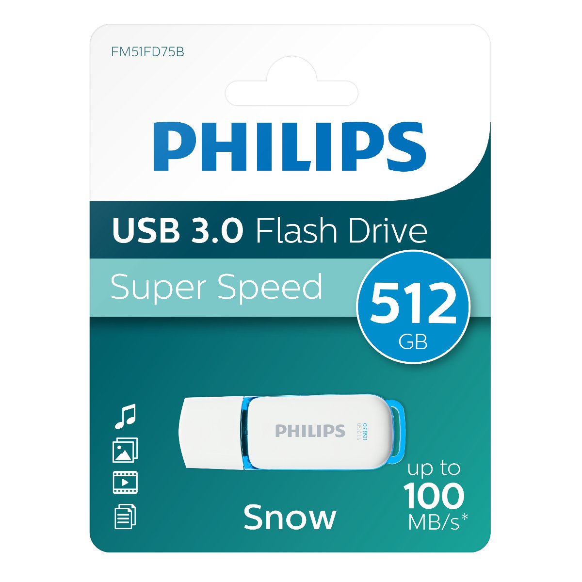 Philips Usb 3.0 512gb Snow Edition Green