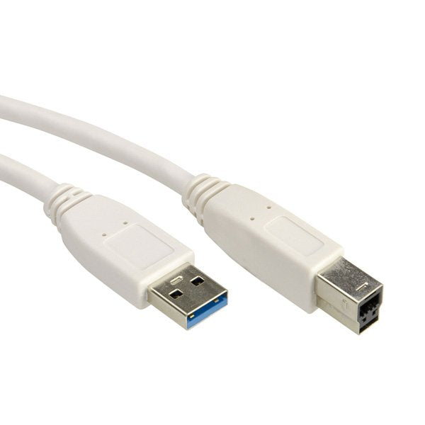 EAN 7611990196746 - VALUE USB A/USB B 0.8m cable USB USB 3.2 Gen 1 (3.1 Gen 1) 0,8 m Blanco imagen 1