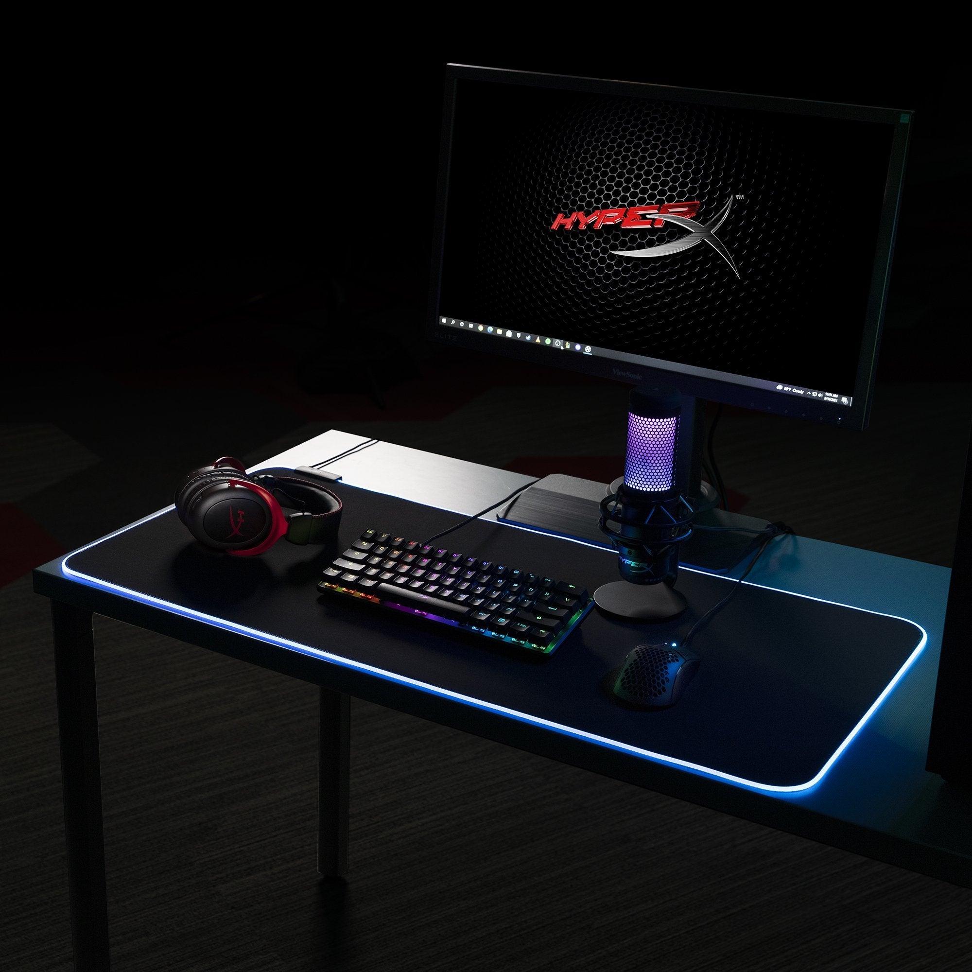 Alfombrilla De Ratón Hyperx Pulsefire Mat   Gaming - Tela (Xl)