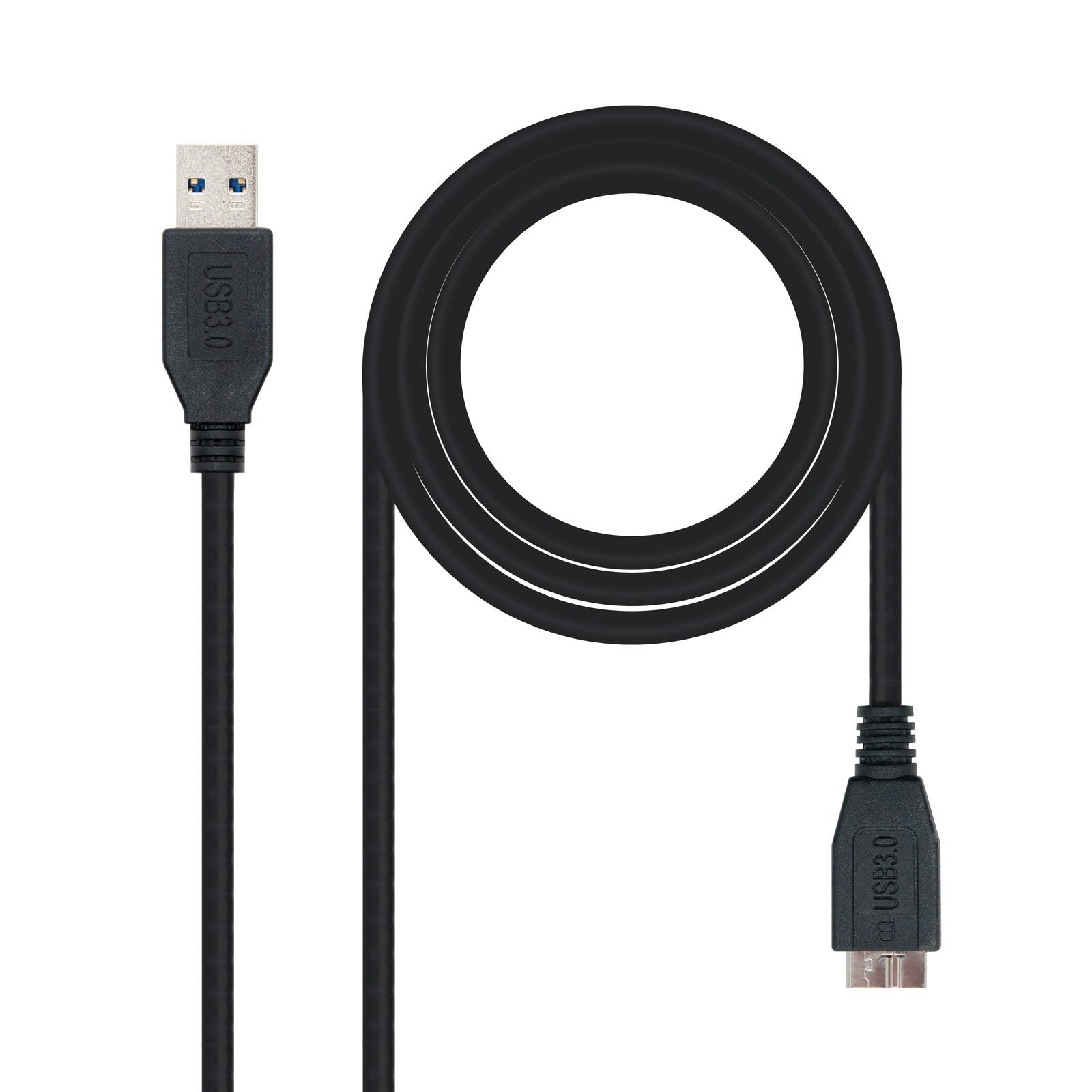 EAN 8433281003897 - Nanocable 10.01.1102-BK cable USB USB 3.2 Gen 1 (3.1 Gen 1) 2 m USB A Micro-USB B imagen 1
