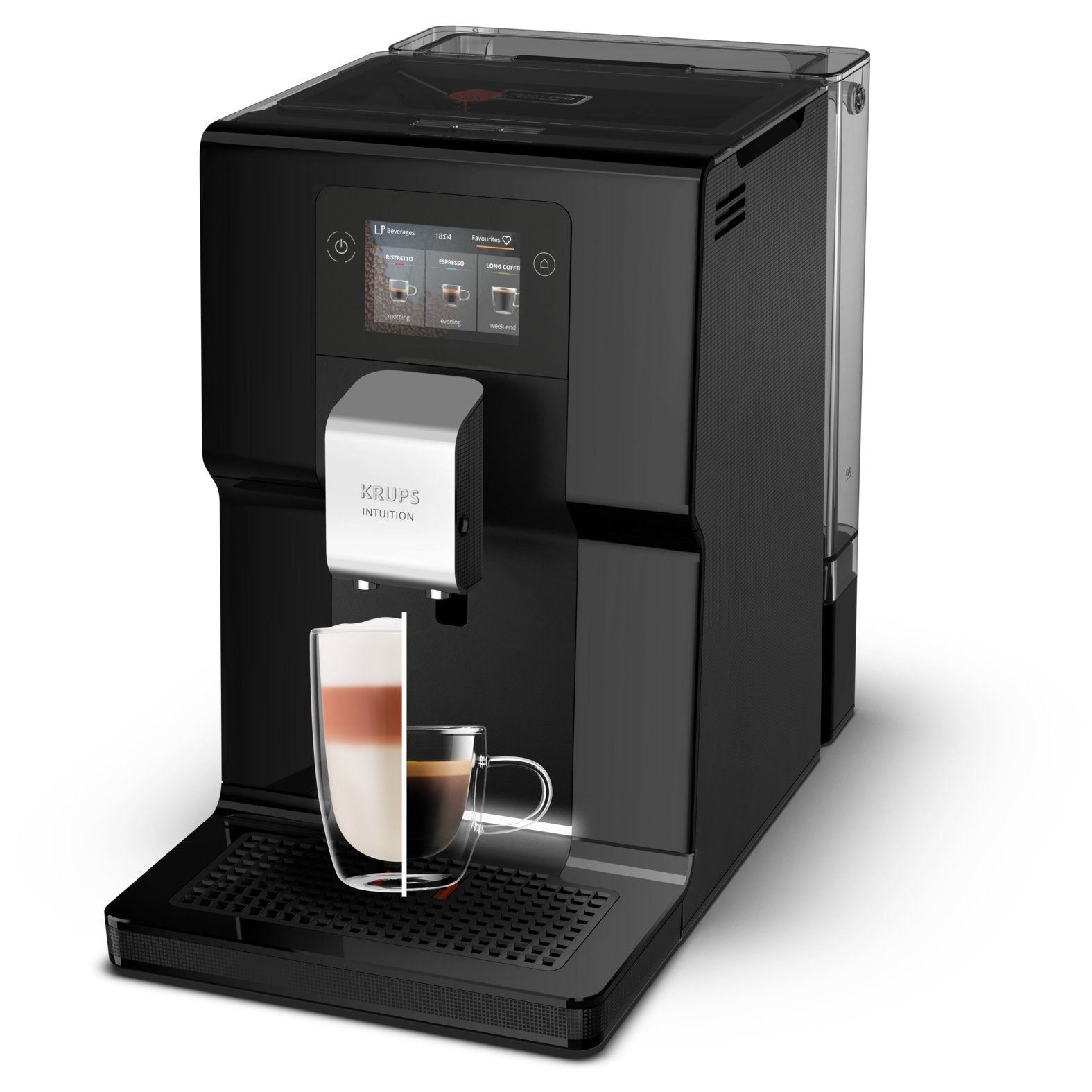 Cafetera Krups Ea873 Espresso, Superautomática Negro, Máquina Espresso, De Café Molido, Molinillo Integrado, 1450 W, Negro