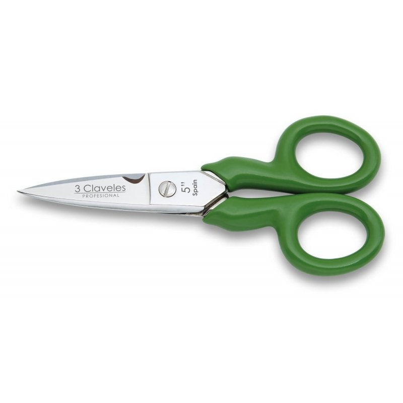 3 Claveles - Tijeras De Electricista Profesionales, Clásicas, 12.5 Cm - 5"