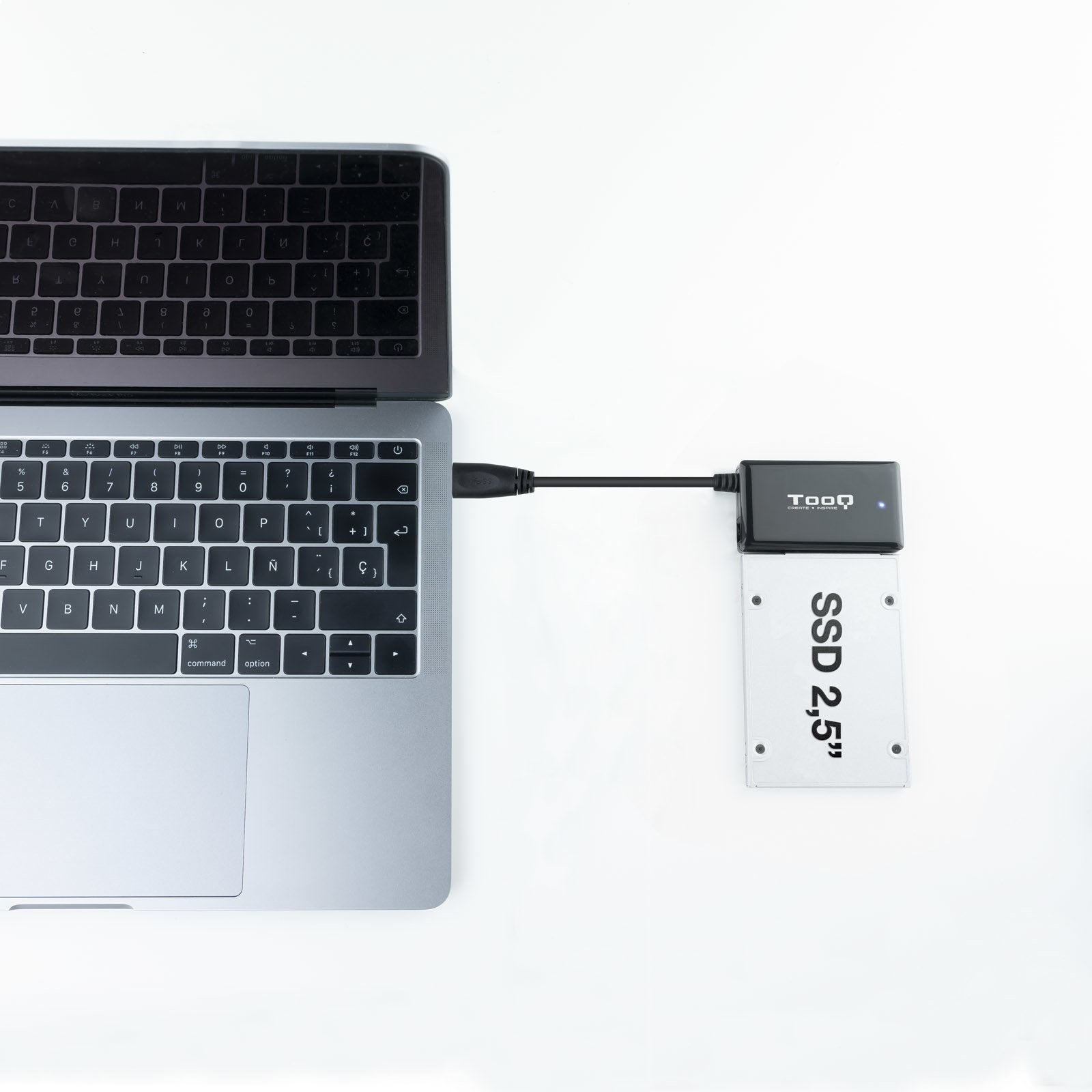 EAN 8433281011380 - TooQ TQHDA-01A base de conexión para disco duro USB 3.2 Gen 1 (3.1 Gen 1) Type-A Negro imagen 4