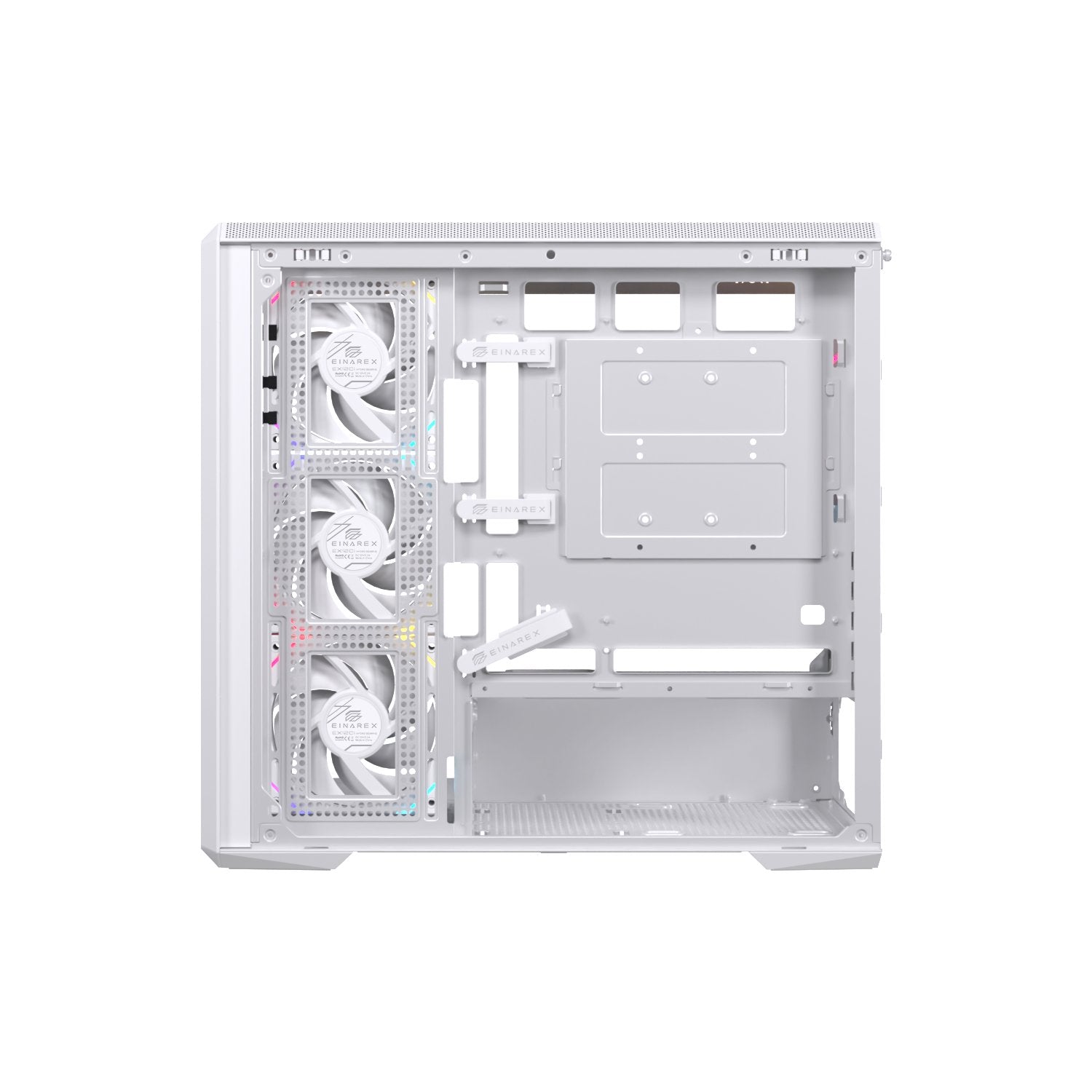 EAN 6977277364712 - Einarex EXCS-ZM-800R-W carcasa de ordenador Midi Tower Blanco imagen 5